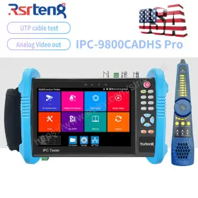 Ipc-9800cadhs Rsrteng 8k Camera Tester Pro 8mp Cvi Ahd Tvi Sdi Cable Cctv Test