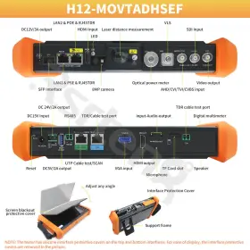 Ipc-h12-movtadhsef Rsrteng Cctv Tester 8k Ipc 4k 8mp Ahd Cvi Tvi Sdi Camera Test Sfp H12-movtadhsef #3