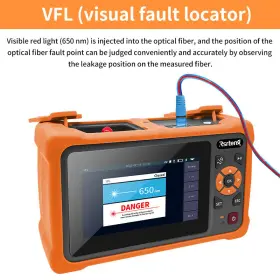 Rso-4000t Rsrteng Rso-4000 4.3in Screen Otdr Fiber Optic Tester Opm Vfl Ols Rj45 Fc Lc Us #2