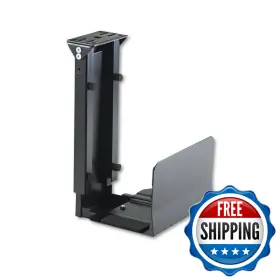 Safco B000fjf4j8 Products 2176 Ergo-comfort Fixed Mount Cpu Holder Gray
