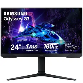 B0d5zz9g26 Samsung 24 Inch Odyssey G3 G30d Fhd Gaming Monitor 1ms 180hz Amd Freesync