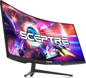 B0btk1c533 Sceptre 34 Inch Curved Ultrawide 3440x1440 Wqhd 180hz Displayport Monitor