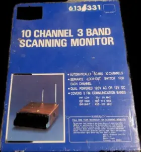 6136331 Sears 10 Channel 3 Band Scanning Monitor