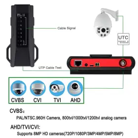 Sgef 191893067505 Cctv Tester 4-in-1 Portable Hd 8mp Ahd/tvi/cvi/cvbs Analog #3 Sgef 191893067505 Cctv Tester 4-in-1 Portable Hd 8mp Ahd/tvi/cvi/cvbs Analog #3