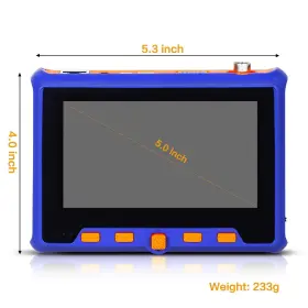Sgef 604213025067 Portable Wrist Cctv Tester 5ftft Lcd Monitor Hdmi In &vga Debugging Helper #3