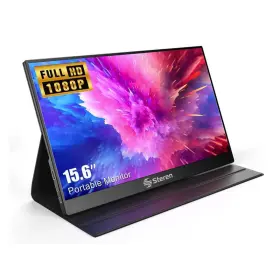 Steren B0cn3tdrz5 16 Portable Hdr Monitor For Laptops Full Hd Display Usb-c Hdmi And