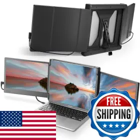 Teamgee B09nlkwdmp 12 Laptop Screen Extender Dual Display Triple Setup Portable Monitor