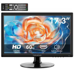 Thinlerain B0dmvbj37l Thinlerian 17.3 Inch Computer Monitor Hd 1600x900 Display Hdmi Vga