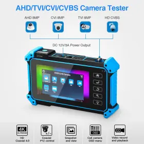 Ipc-5100 Tomlov 5 Inch Touch Screen Wifi Ip Camera Tester 8mp Ahd Cvi Tvi Cvbs Ipc 4k Video #2
