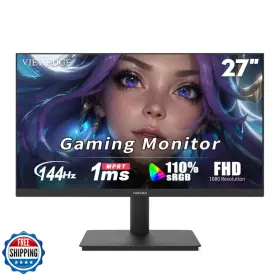 Viewedge B0f1cxw5nt 27 Inch Gaming Monitor 1080p 144hz 1ms Ips Fhd Computer 110
