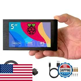 Viewmei B0d6np484x 5 Inch Ips Small Hdmi Monitor 1280 720 Mini Lcd Screen Portable Display