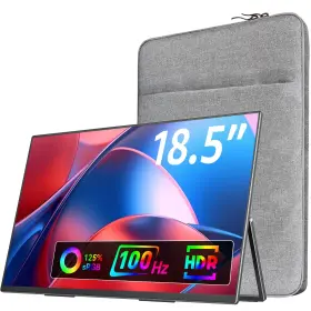 Visionowl B0cd3wjxwh Large Portable Monitor 18.5-inch 1080p Fhd 100hz Refresh Rate Laptop M