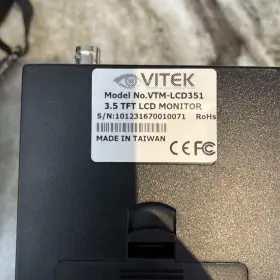 010-6086828 Vitek Vtm-lcd351 Service Monitor 3.5 Inch Color #3