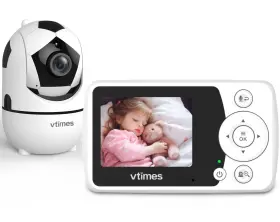 Vtimes 792105164168 Video Baby Monitor With Camera And Audio - Lcd Screen Moni