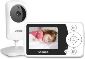 Vtimes 792105164359 Baby Monitor With Camera And Audio Video No Wifi Night Vision 2