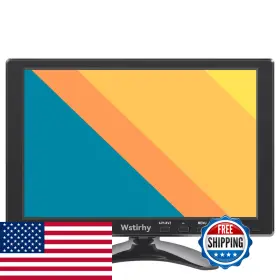Wstirhy B0cr43ghwt 10.1 Inch Small Monitor 1920x1200 178 Screen Display Hdmi Vga Av Bnc