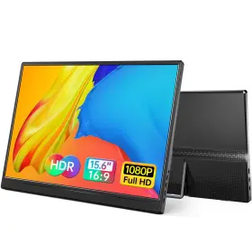 Yxk B0d9y9zxr4 15.6 Inch 1080p Usb-c Hdmi Portable Monitor Ultra-slim Travel Display Kickstand