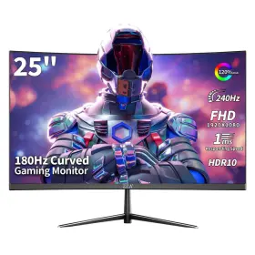 Zza B0fm3ntr1w 25 Curved Gaming Monitor 240hz144hz Fhd1920 1080p Va Screen Computer