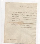 Argenson Devoyer Paulmy, Marquis .l.a.s. To M.vigier La PILE.11 March 1777. Fixed Price $117.11.