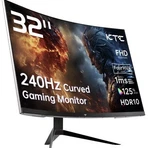 Ktc 32INCH Curved Gaming Monitor HVA1500R Adaptive Sync 240HZ HDR10 Pc. Fixed Price $209.99.