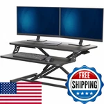Vivo Height Adjustable 32 Inch Stand Up Desk Converter Quick Sit To. Fixed Price $279.40.