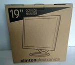 Clinton 19" Cctv Lcd Monitor CE-VT968. Fixed Price $250.00.