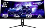 Inch Ultrawide Curved Gaming Monitor 240HZ, Pip/pbp, 3440X1440P, 21:9 Display. Fixed Price $444.99.