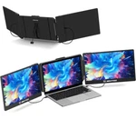 Maxfree S2 Triple Monitor For Laptop, 14'' Extender 1080P - Black. Fixed Price $225.99.