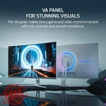 Gamepower T50 27" Curved White Gaming Monitor 200HZ 1080P. Fixed Price $179.99.