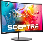 Sceptre Curved 24-INCH Gaming Monitor 1080P R1500 98% Srgb Hdmi X2 Vga.... Fixed Price $110.99.