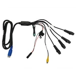 Dakota Micro Ahd Quad Monitor Wire Harness (PN:DM-H9QMWH). Fixed Price $141.00.
