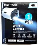 Night Owl 4K Hd Wi-fi Ip Security Camera Ac Powered With Built-in Spotlight New. Fixed Price $75.00.