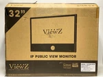 Viewz VZ-PVM-I4W3N 1080P Ip Public Monitor 32" (UD3044231). Fixed Price $304.00.
