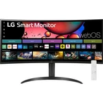Lg 34 Inch Smart Monitor Wqhd 1440P Curved Screen 100HZ With Adjustable Stand. Fixed Price $269.00.