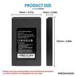 Box Open Rsrteng V5-H Battery Compatible With IPC-9800+ X7 Series Camera Tester. Fixed Price $26.13.