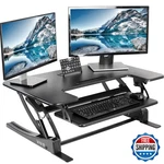 Vivo 36 Inch Height Adjustable Stand Up Desk Converter Series Quick Sit To. Fixed Price $372.07.