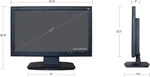 Svd 21.5-INCH 3D Led Professional Security Monitor With Bnc Hdmi Audio #1693LUP2. Fixed Price $114.99.