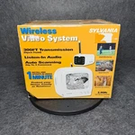 Sylvania SY4225 Wireless Video System 2.4GHZ Security Camera Monitor Kit White. Fixed Price $100.00.