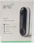 Arlo AVD1001W100NAS Wired Video Doorbell - Black. Fixed Price $40.00.