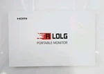 Alolg Portable Monitor S9 - 17.3" Hdmi Dual Screen Display. Fixed Price $72.00.