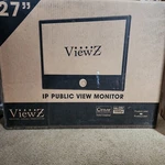 Viewz Ip Public Monitor 27" Vz-pvm I3W3N Open Box. Works As Should!. Fixed Price $500.00.