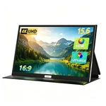 Fmc Wireless Portable Monitor For Laptop 100 Srgb Fhd 1080P Kickstand. Fixed Price $142.40.