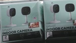 Merkury Smart Indoor Wi-fi Night Vision Surveillance Camera 2-PACK. Fixed Price $79.99.