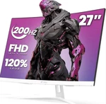 Crua 27 Curved Gaming Monitor, Fhd 1920*1080P, 165/200 Hz, 1800R Va Screen. Fixed Price $249.99.