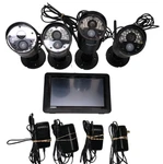 Uniden Security Cameras + UDR744 Touchscreen Monitor W/ 128GB Sd Card. Fixed Price $299.99.