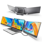 Kyy Triple Laptop Screen Extender, 14" 1080P Fhd Ips Dual Portable Extended. Fixed Price $229.99.