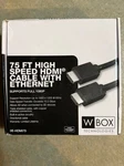 Box Technologies 0E-HDMI75 Ft High Speed Cable W/ethernet 4K Audio CL3. Fixed Price $25.00.
