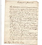 Argenson De Voyer Paulmy , Marquis.l.a.s. M.vigier La Pile.les ORMES.1777. Fixed Price $58.56.