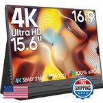 Keeptime 4K Portable Monitor 15.6 3840X2160 Uhd Usb-c Hdmi Laptop 100. Fixed Price $190.53.