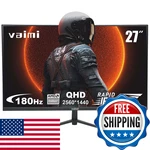 Vaimi 27 Inch Qhd 2560 X 1440 Gaming Monitor 180HZ 1MS Ips Computer Screen Dp. Fixed Price $171.86.